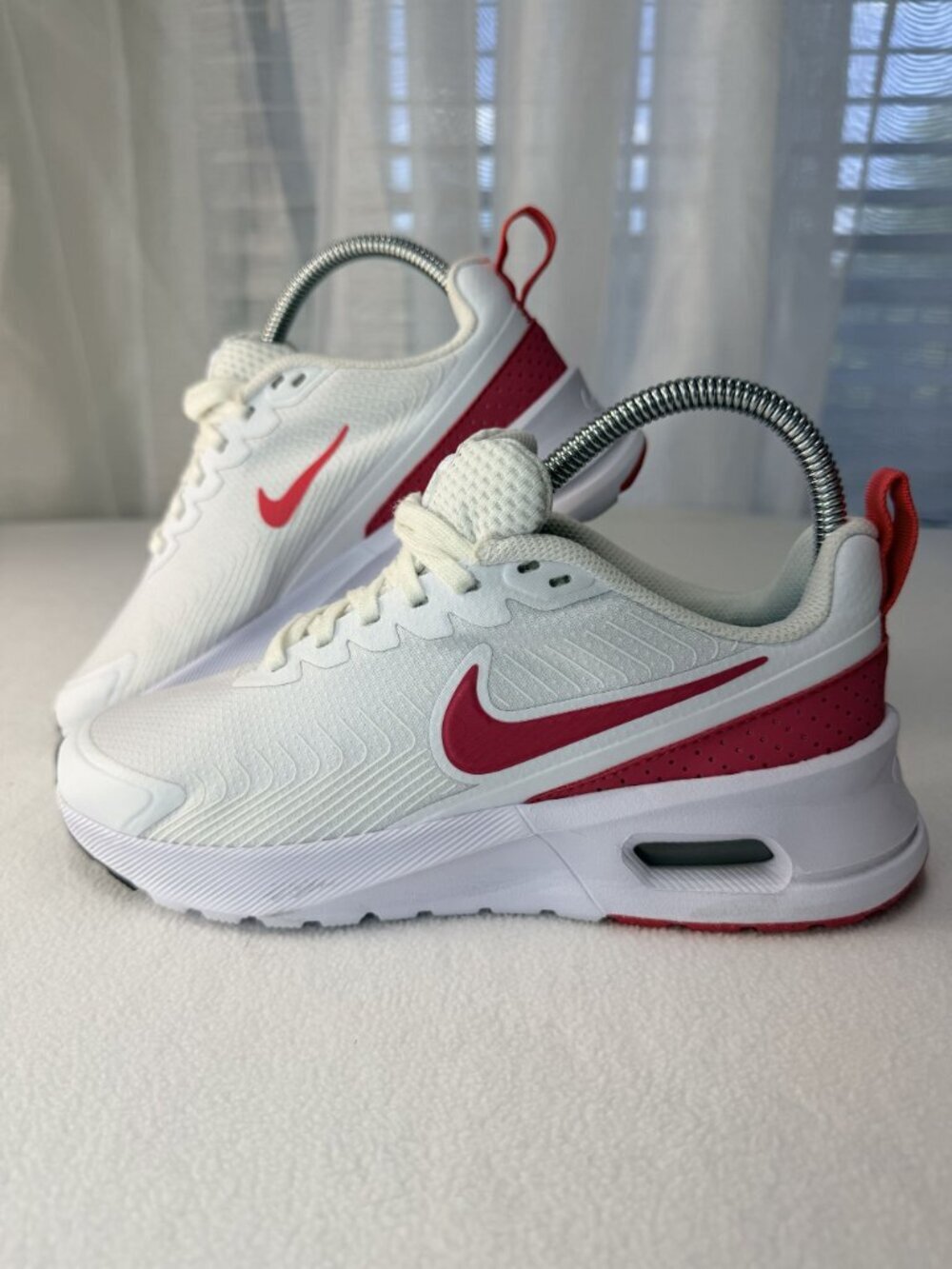 Nike Air Max INTRLK Lite Women US 6.5 White Pink Running Athletic Sneakers Shoes - Picture 7 of 16